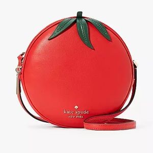 Kate Spade Double Mangia Tomato Crossbody NWT/NIP 🍅💚